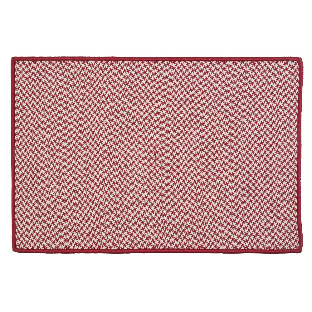 Colonial Mills TT79 Houndstooth Doormats - Sangria 40" x 60"